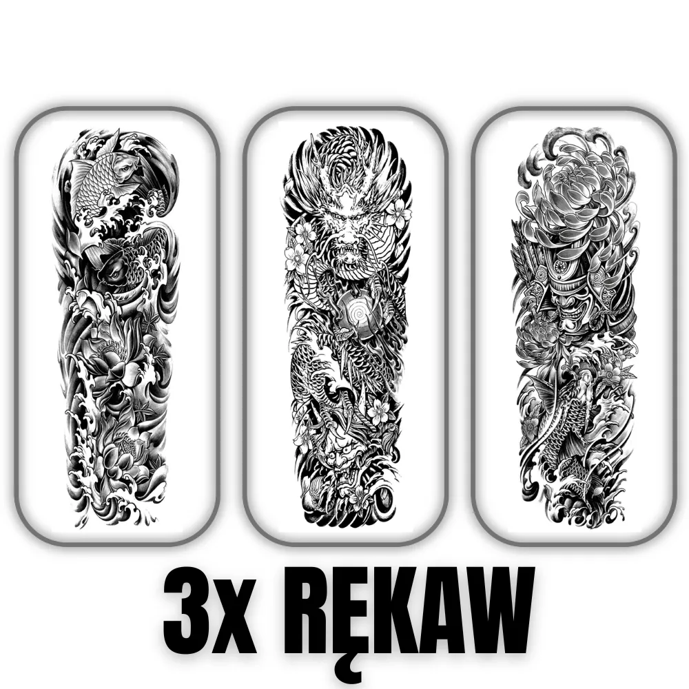 Zestaw 3 Rękawów
